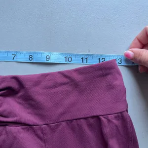 Athleta Womens Plum Purple Ruched‎ Waist Active Skirt Size S Nylon Lycra Flare thumbnail 5