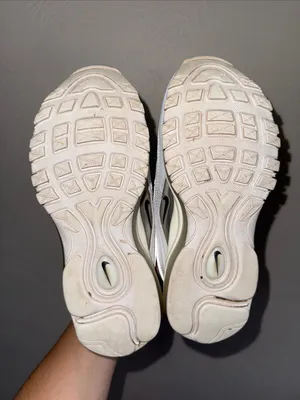 Nike Air Max 97 White Grey Black Sneakers Women’s Size 6 thumbnail 6