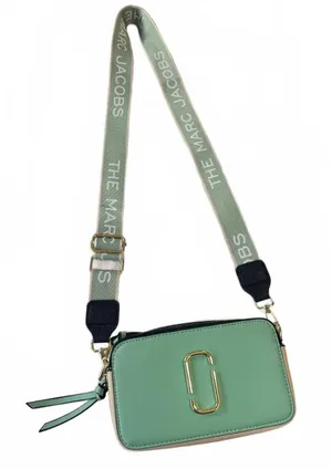 Marc Jacobs Snapshot Camera Bag Mint Green Crossbody Designer Purse thumbnail 1