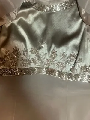 Jovani New York Beaded 2-Piece Evening Gown and Bolero Jacket Set, Taupe thumbnail 4
