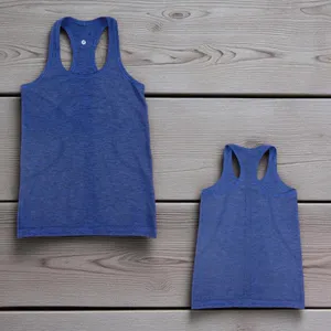 Lululemon Blue Heathered Racerback Tank Top – Size 6‎ thumbnail 3
