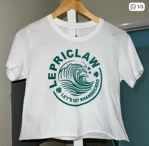White Claw St. Patrick's Day Irish Crop Tee thumbnail 1