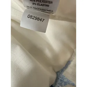 House Of Harlow 1960 Quilted Puffer Jacket Women L Cream Blue Retro Cottagecore thumbnail 7