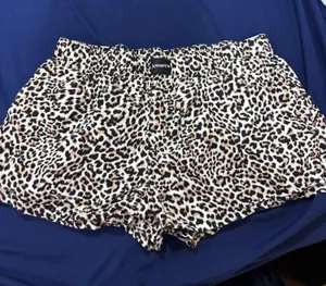 Joyspun Cheetah Walmart Sleep Shorts Multiple Size L thumbnail 1