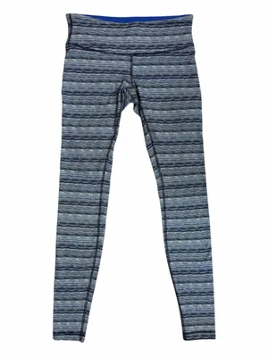 lululemon athletica Wunder Under Sapphire Blue Multi Stripe 8 thumbnail 3