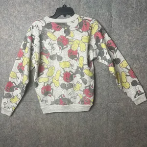 Junk Food Clothing Women's‎ Medium Mickey Mouse Print Sweater thumbnail 7