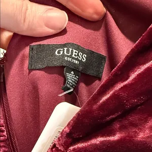Guess‎ Burgundy Velvet Mini Dress Size 4 NWOT Whimsigoth Party Cocktail Glam thumbnail 8