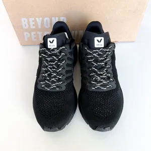 Veja Marlin V-Knit Sneakers Tennis Shoes in Full Black NIB thumbnail 5