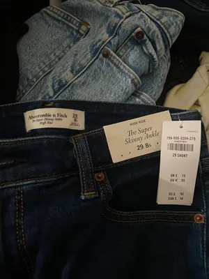 Abercrombie High-Rise Super Skinny Ankle Jeans thumbnail 8