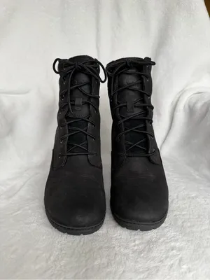 Timberland Womens Tillston 6 In Medium Leather Boot Size 9 Black thumbnail 3