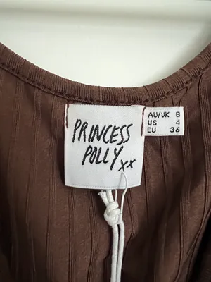 Princess Polly Billie Maxi Dress Brown thumbnail 8