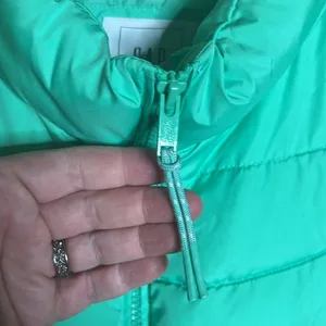 GAP ColdControl Windproof Puffer Vest Mint Green Medium Lightweight Quilted thumbnail 11