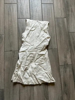 LPA Cream Button-Front Mini Dress thumbnail 4