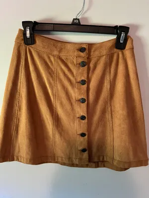 Mudd Button Skirt thumbnail 1