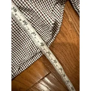 Zara plaid puff sleeve long sleeve button down xs thumbnail 7