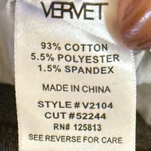 NWT VERVET Jeans Erika Stretch Mom Skinny Capri Jeans Size 28 thumbnail 10