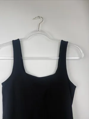 Abercrombie Soft AF Collection Black Tank Sleeveless Bodysuit Size Medium thumbnail 2