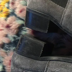 Gray Suede Chelsea Ankle Boots thumbnail 3
