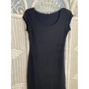 Athleta Crescendo Asymmetrical Stretch Dress Black Size‎ Small Travel Knit thumbnail 5