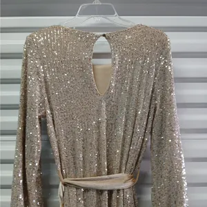 Dress Forum Sequin Dress Women Small Gold Formal Evening Cocktail Party Wedding thumbnail 9