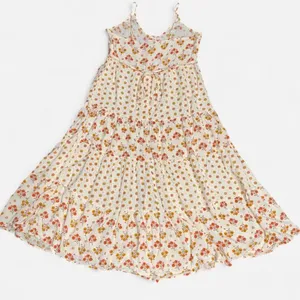 Patrons-of-peace Women's Cream and Orange Dress thumbnail 6