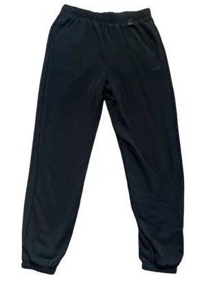 The North Face High Rise Black Women’s Jogger Sweatpants Size Medium Black Logo thumbnail 1