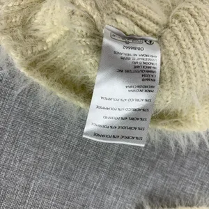 Kimchi Blue Sweater Womens Small White Acrylic Polyamide V Neck‎ Fuzzy Pullover thumbnail 7