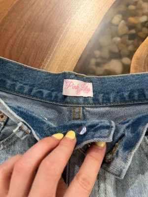 Pink Lily Denim Shorts thumbnail 5