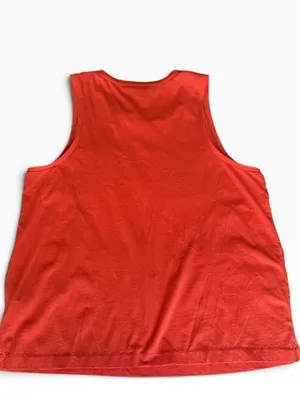 NWT J. Crew Lace Panel Orange Tank Top Sz M thumbnail 2