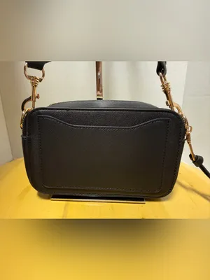 Marc Jacobs Black Saffiano Leather Crossbody Snapshot Camera Bag w 2 Pockets thumbnail 6