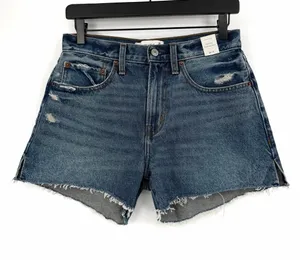 NWT ABERCROMBIE & FITCH Curve Love Mid-Rise Boyfriend Short 28/6 thumbnail 1