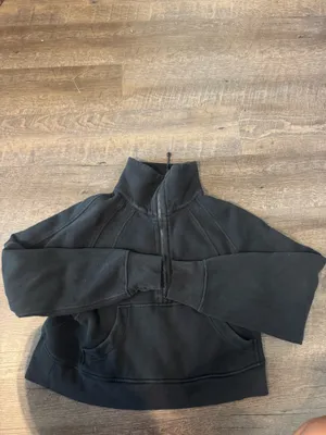 Lululemon Black Quarter-Zip Pullover Jacket - Women thumbnail 4
