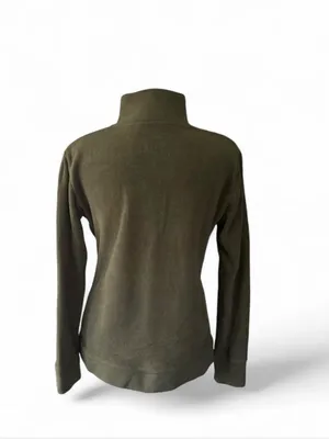 Cuddl Dubs olive green fleece jacket thumbnail 6