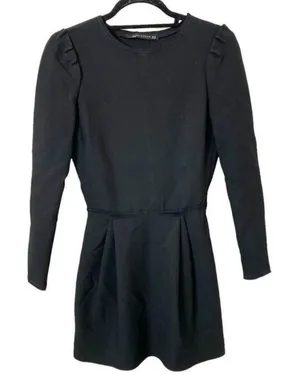 ‎ZARA Puff Shoulder Mini Dress thumbnail 1