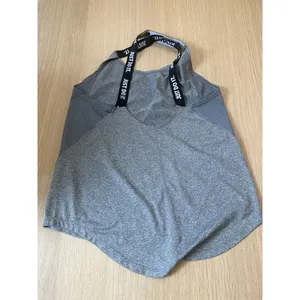 Nike Dri Fit Just Do It Tank Top Women's Size Small Gray/Black Band Logo thumbnail 4