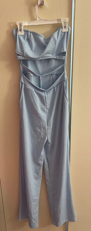 NEW Baby Blue Jumpsuit thumbnail 1