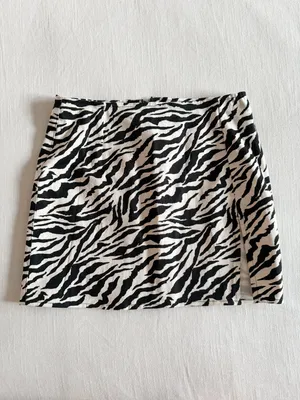 Princess Polly Zebra Print Mini Skirt thumbnail 1
