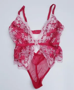 Victoria's Secret Lace Thing Bodysuit Lingerie Nightly thumbnail 1