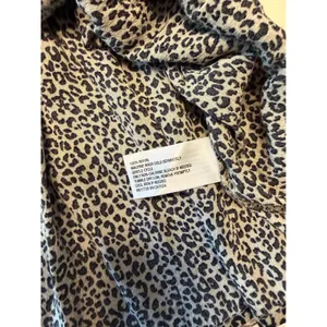 A New Day Womens Leopard Print Long Sleeve Tiered Babydoll Mini Dress Tan Size M thumbnail 3