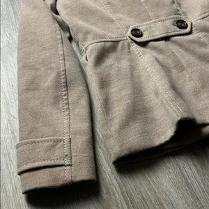 H&M Tan Double-Breasted Pea Coat Size 6 thumbnail 12