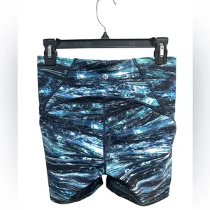 NWOT LULULEMON blue shorelines Train Times Short *6" thumbnail 8