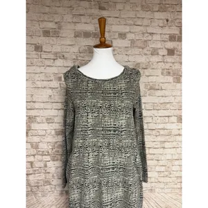 Pact Revive Organic Cotton Swing Dress - Size Large‎ Pockets Green Lagenlook thumbnail 4