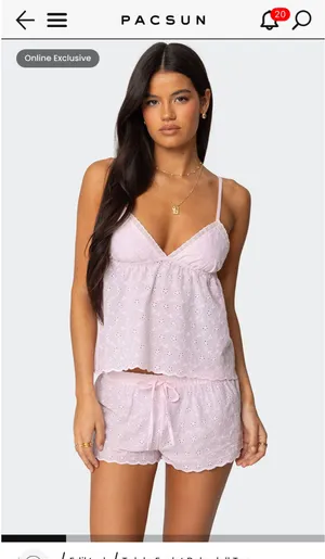 Pink PacSun Babydoll Top thumbnail 3