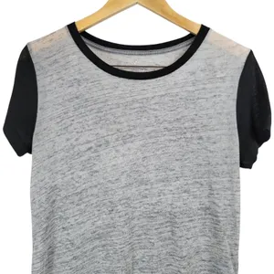 American Eagle Outfitters Women‎ Gray Black Favorite T Shirt Size S thumbnail 4