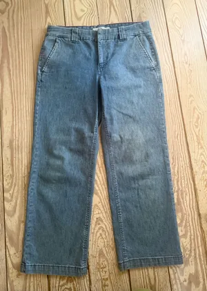 Tommy Hilfiger light wash wide leg jeans size 8 thumbnail 1