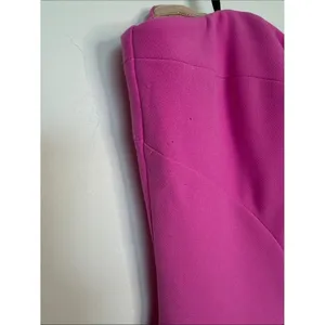 Theia Sunny Pink Strapless Sweetheart Slit Formal Gown Dress Small thumbnail 3