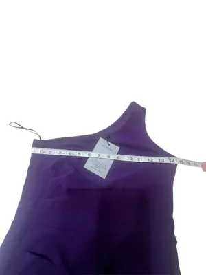 Mushare Purple Maxi One shoulder Dress Sz S NWT thumbnail 6