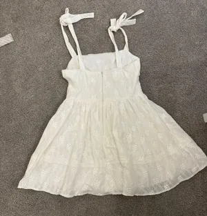 Altar'd State (no longer sold) white mini eyelet dress thumbnail 2
