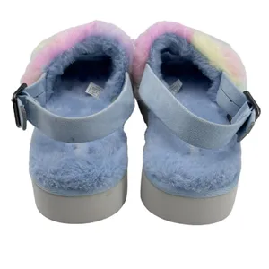Koolaburra By UGG Fuzz D Out Women's Slippers‎ 11 M Blue Pastel NWOB thumbnail 2