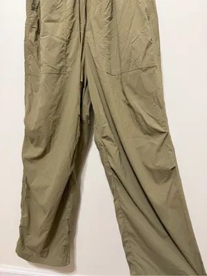 Athleta Adventure Utility Zip-Front Jumpsuit Size Medium Green thumbnail 5